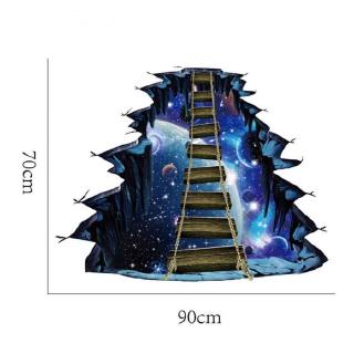 Decal Dán Tường Hình Cây Cầu 3d