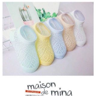 🐻 Set 5 đôi tất lưới mùa hè cho bé