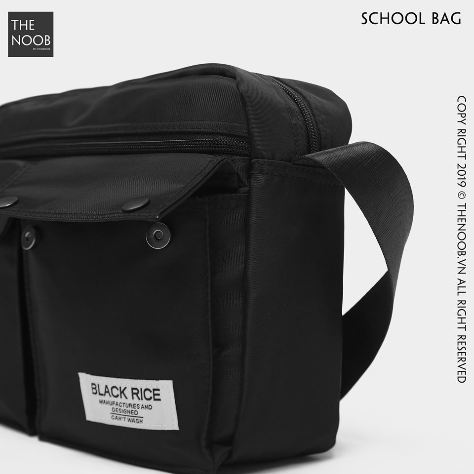 Cặp Đeo Chéo Màu Đen - 2020TC02 | BigBuy360 - bigbuy360.vn