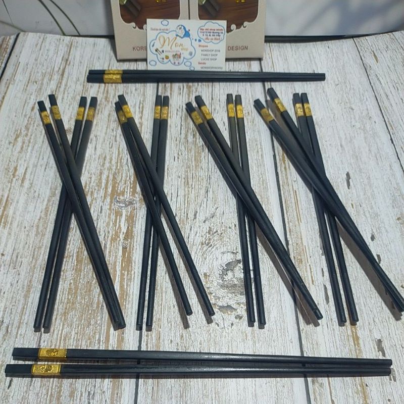 Đũa Đen Hoàng Gia Mạ Vàng, Mạ Bạc