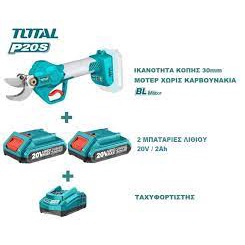 Máy cắt tỉa cành, hàng rào, kéo cắt dùng pin sạc cầm tay 20V TOTAL TSSLI2001 không chổi than