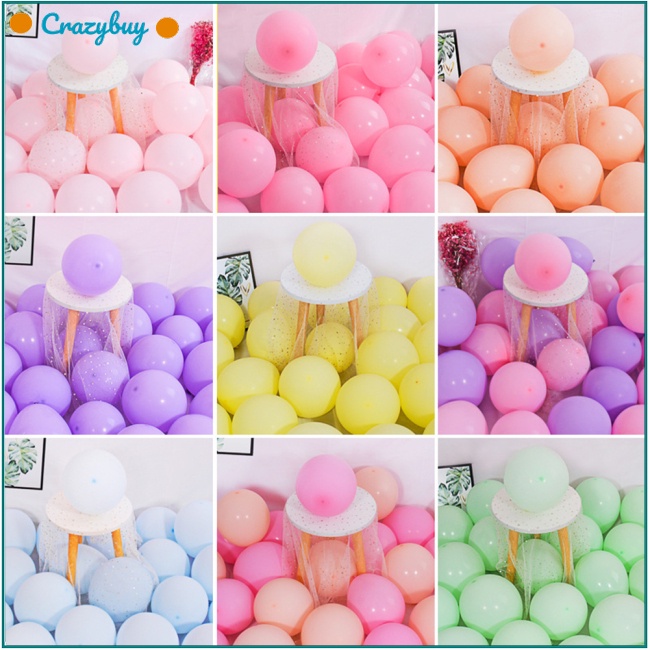 Cr Bong Bóng Cao Su Dày 10 Inch 2.2G Trang Trí Tiệc