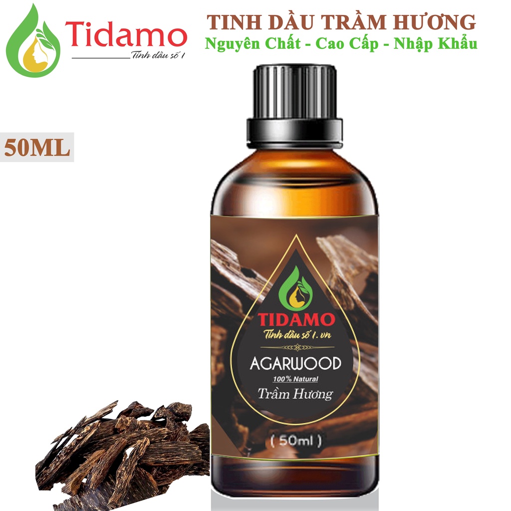 Tinh Dầu Xông Phòng TRẦM HƯƠNG 50ML Chính HãngTIDAMO Cao Cấp Từ Thiên Nhiên Giúp Bảo Vệ Sức Khỏe, Thơm Phòng Thư Giãn