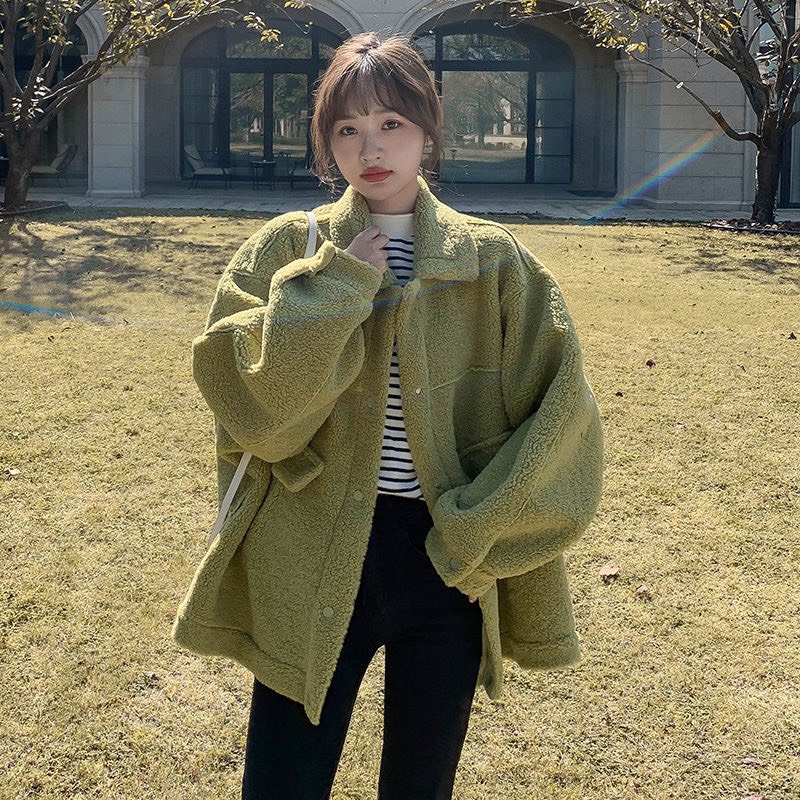 ÁO KHÁC BÔNG LÔNG CỪU HÓT 2021 QUẢNG CHÂU