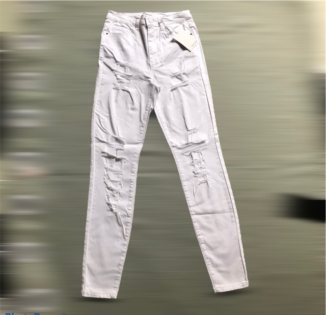 Quần jeans nữ lưng cao S.neak.peed xuất khẩu dư xịn