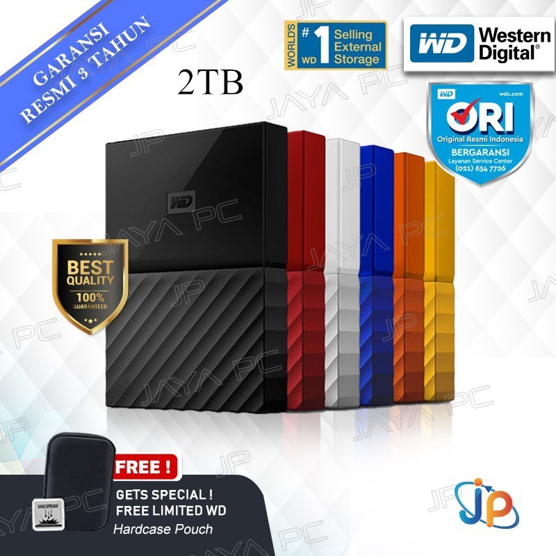 2020 ready stock Ổ cứng di động WD Elements 2TB USB 3.0