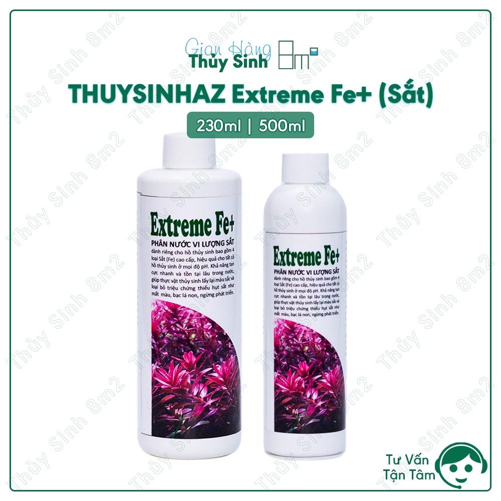 Phân Nước THUYSINHAZ Extreme Fe+ | Cung Cấp Vi Lượng Fe (Sắt) Cho Cây Thủy Sinh - 8m2