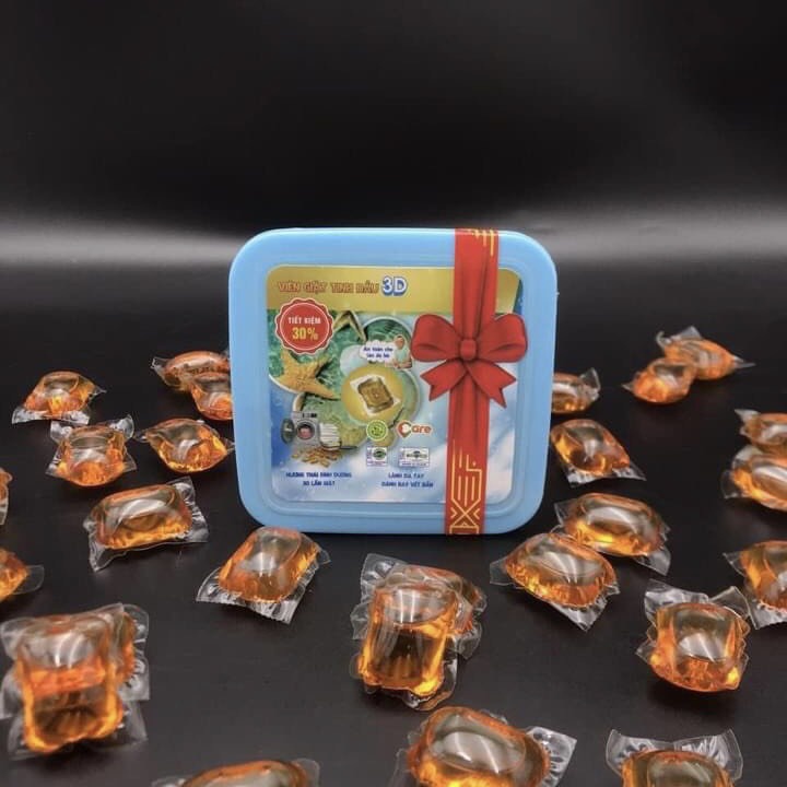 Viên Giặt Xả, Viên Nước Giặt Tinh Dầu 3D Siêu Thơm, An Toàn, Lành Tính