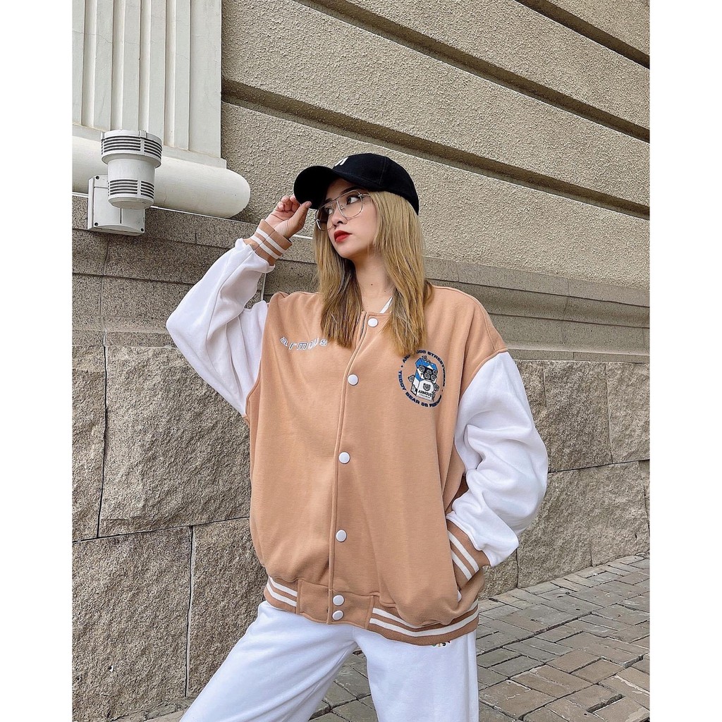 Áo Khoác Nỉ Bông Cardigan Unisex Nam Nữ Form Rộng | in Gấu Armous TEDDY Ulzzang 𝐍𝐔𝐏𝐀𝐊𝐀𝐂𝐇𝐈