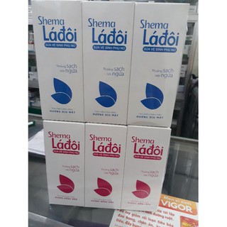 - dung dịch vệ sinh phụ nữ shema lá đôi 100ml -