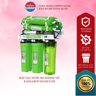 Máy lọc nước RO không vỏ Kangaroo KG110 9 lõi- Điện máy Sunmy- Bảo hành chính hãng