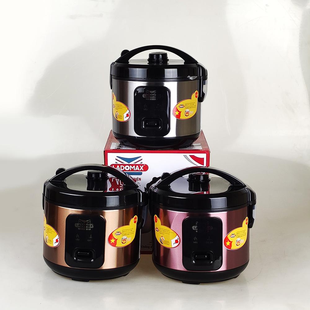 [Chính hãng] Nồi cơm điện 1.8L Ladomax HA-7818 lòng niêu chống dính, dành cho 4 - 6 người ăn