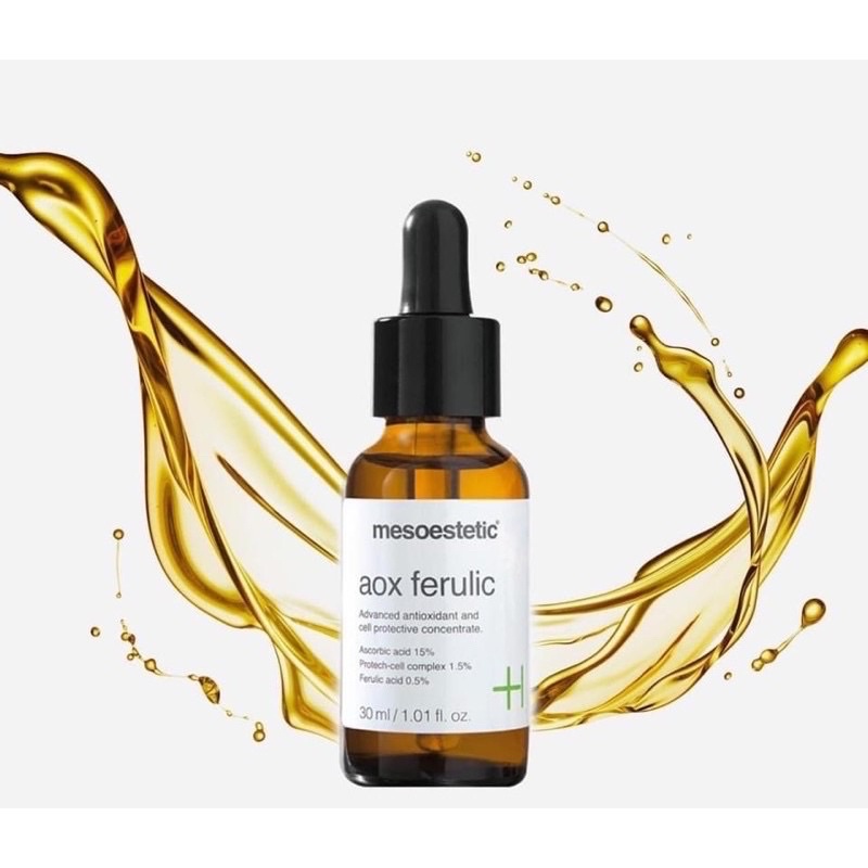 Tinh chất serum sáng da mờ thâm nám Aox ferulic vitamin C Mesoestetic