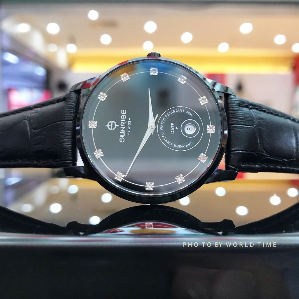 Đồng Hồ Nam Sunrise 1138SA C Kính Sapphire Chống Xước , Chống Nước,Full hộp thẻ bảo hành hãng | BigBuy360 - bigbuy360.vn