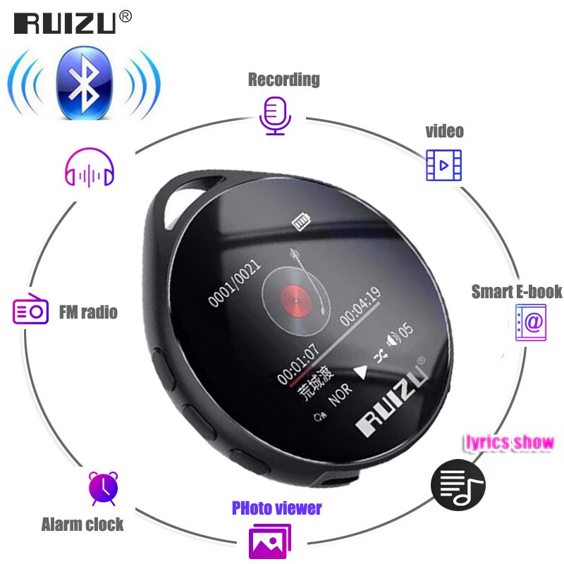 (Quà tặng 99k) Máy nghe nhạc Ruizu M10,chất lượng cao,bluetooth,lossless