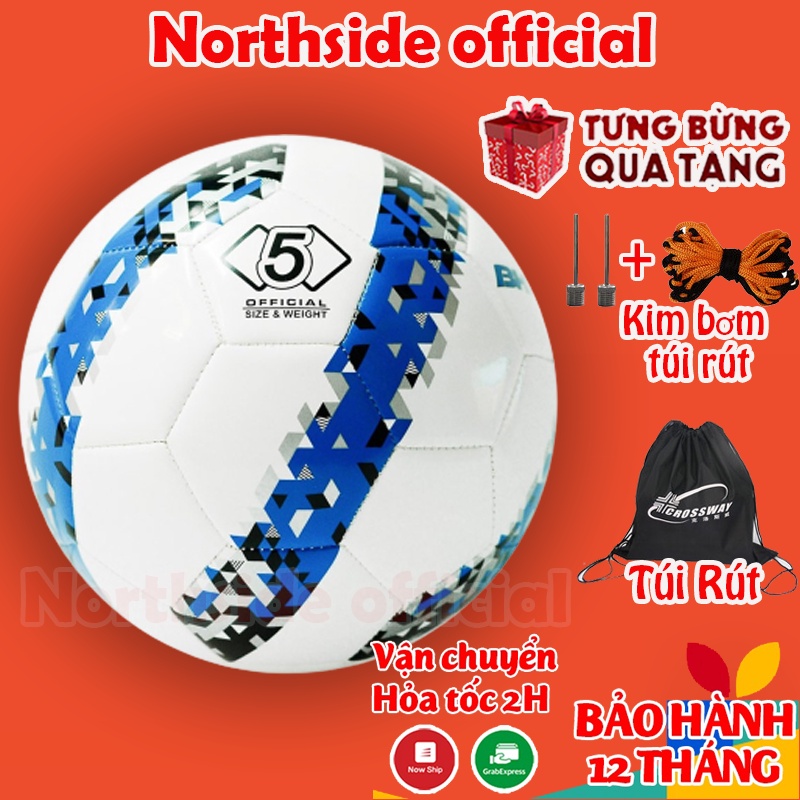 Bóng đá Da Chính Hãng BoMa 32 (Size 4) +Tặng kèm kim bơm và túi lưới Bảo Hành Da 12 Tháng MẪU MỚI NHẤT