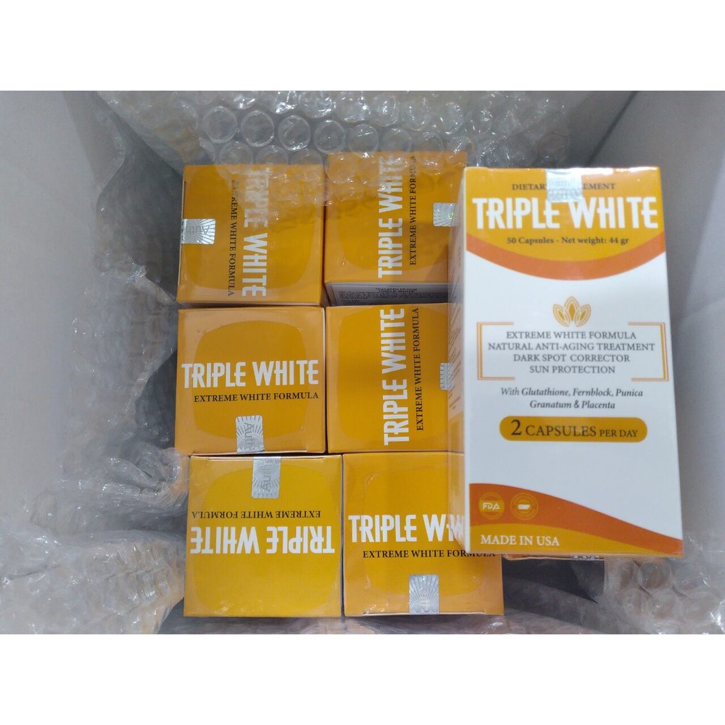 Viên Uống Triple White Là Viên Uống Trắng Da Và Chống Nắng HOT Nhất 2021