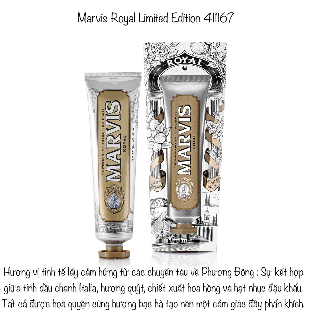 kem đánh răng Marvis Limited Edition tuýp 75ml