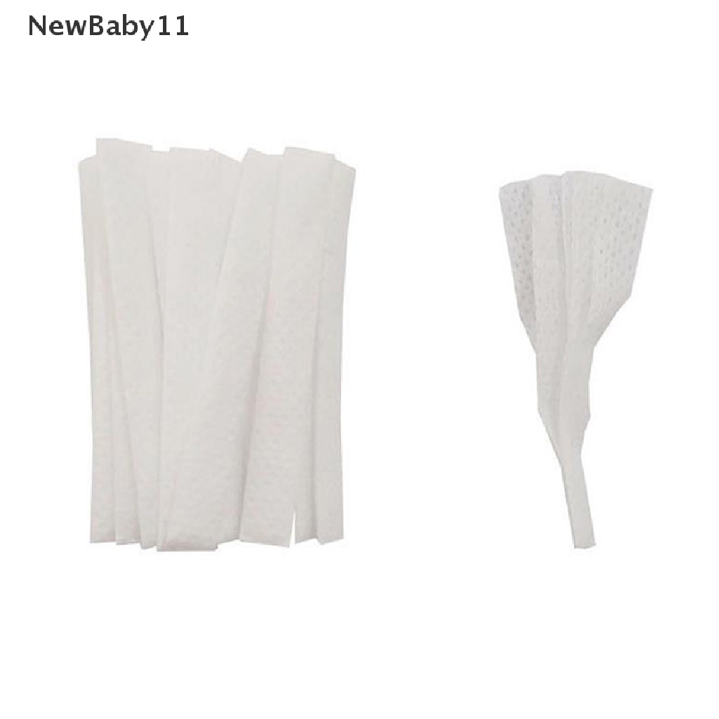 Bộ 100 Lõi cotton 60 * 8 mm Màu Bạc Làm Đồ Thủ Công