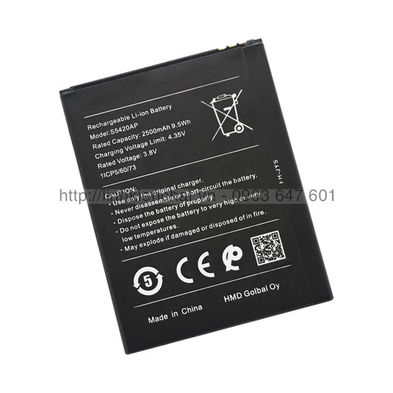 Pin Nokia C1 TA-1165 S5420AP 2500mAh Zin - Hàng nhập Khẩu