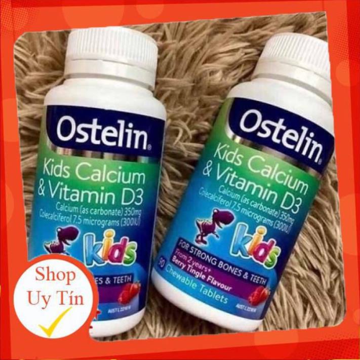 [ CHÍNH HÃNG ] Bổ sung Canxi cho bé Ostelin Kids Milk Calcium & Vitamin D3 90 viên