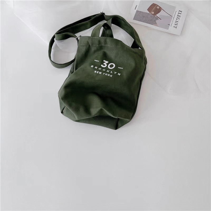Túi vải In Chữ Đơn Giản Thời Trang Xu Hướng Hàn Quốc Cho Bé