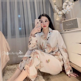 Set bộ pijama hạc hot hit