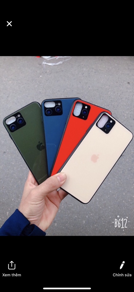 Ốp iphone 7,7Plus,8,8Plus tráng gương Giả iphone 11