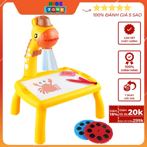 Bàn vẽ có đèn chiếu sáng thông minh cho bé bộ bàn vẽ chiếu bóng 24 hình chiếu cho bé có đèn tặng kèm bút vẽ và  vở vẽ