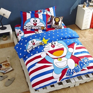 Trọn bộ Chăn ga Poly kitty đoremon