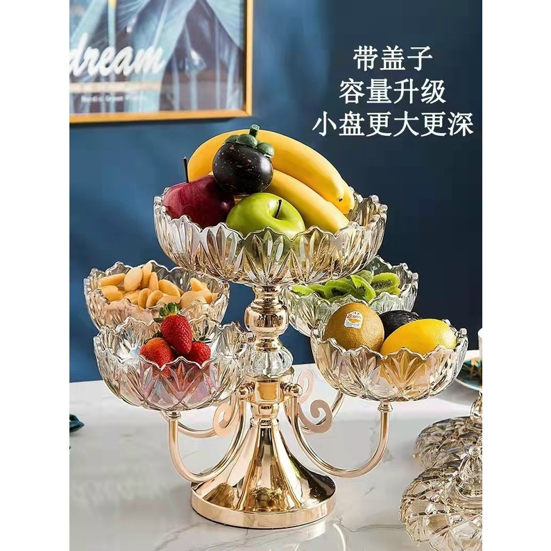 Lẵng đựng hoa quả 5 cánh cao cấp