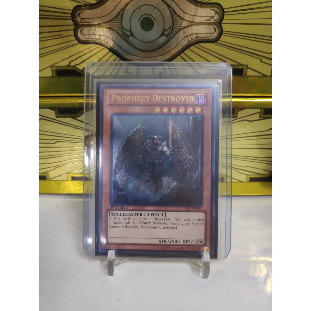 [ Dưa Hấu Yugioh ] Lá bài thẻ bài Prophecy Destroyer - Ultimate Rare 1st Edition - Tặng bọc bài nhựa bảo quản
