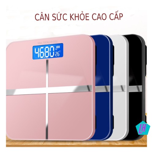 Cân điện tử cân sức khỏe cao cấp max 180kg (chọn màu )