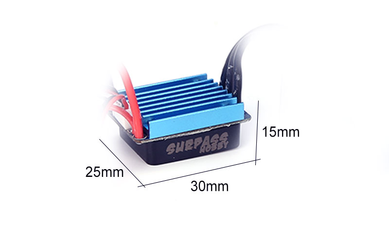 Động Cơ Không Chổi Than Không Cảm Biến SURPASS HOBBY 2435 4800KV Với ESC Không Chổi Than 25A Cho Xe Điều Khiển Tỉ Lệ 1 / 16 1 / 14 HSP HPI Tamiya