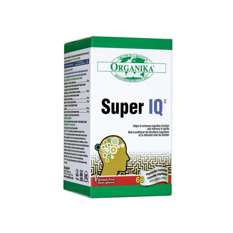 SUPER IQ ORGANIKA Viên uống tăng cường trí nhớ, bỗ não 60 viên