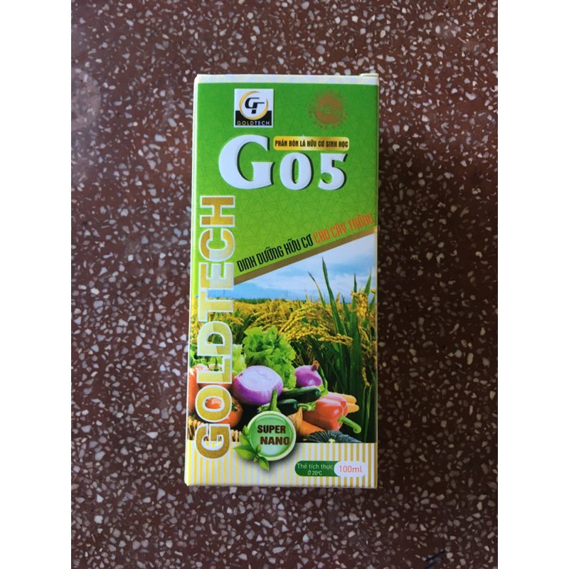 Phân bón hữu cơ sinh học GoldTech G05