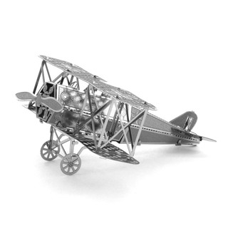 Mô Hình Lắp Ghép kim Loại 3D Máy Bay tiêm kích cánh kép Fokker D.VII - Đức