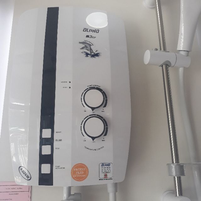 Máy tắm nước nóng trực tiếp nhập khẩu an toàn alpha M3ep