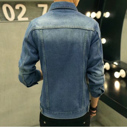 ◈☎ Áo Khoác denim Nam Dài Tay plus size xxxl