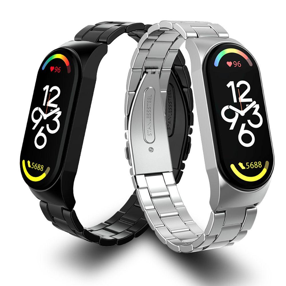 Dây Đeo Thay Thế Chất Liệu Silicon Màu Trơn Cho Xiaomi Band 7
