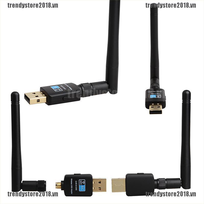 Usb Wifi 600mbps 5.8ghz + 2.4ghz | BigBuy360 - bigbuy360.vn