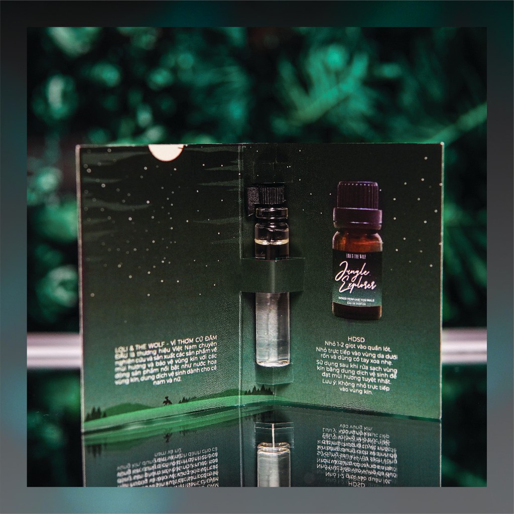 Nước hoa vùng kín nam Jungle Explorer chai 2ml nhỏ gọn tiện lợi - LOLI & THE WOLF | BigBuy360 - bigbuy360.vn