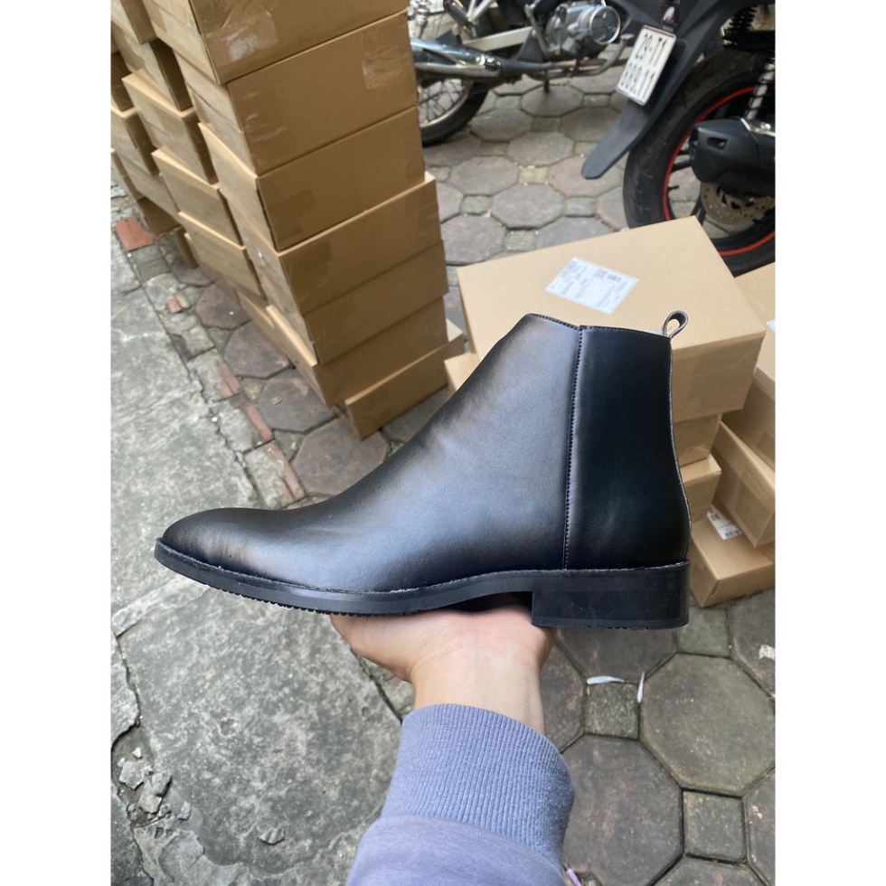 Zip boots chất liệu da bò thời trang nam | BigBuy360 - bigbuy360.vn