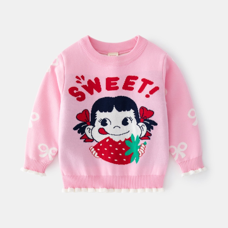 Áo sweater IQ Angel chất liệu cotton hai lớp cao cấp thời trang cho bé