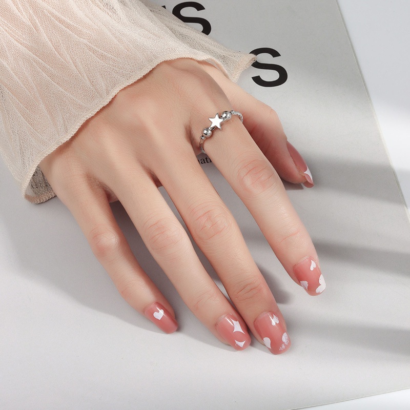 Nhẫn Đính Hạt Xoay Giảm Căng Thẳng Dành Cho Nữ