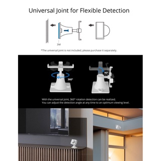 Sonoff- Sensor De Movimento Smart Sonoff-Snzb-03-Zigbee Com Alarmes Para Android Motion Sensor/Wireless Door Window Sensor Ios-Sensor de movimento infravermelho PIR Lar inteligente Alta sensibilidade flexível HOME