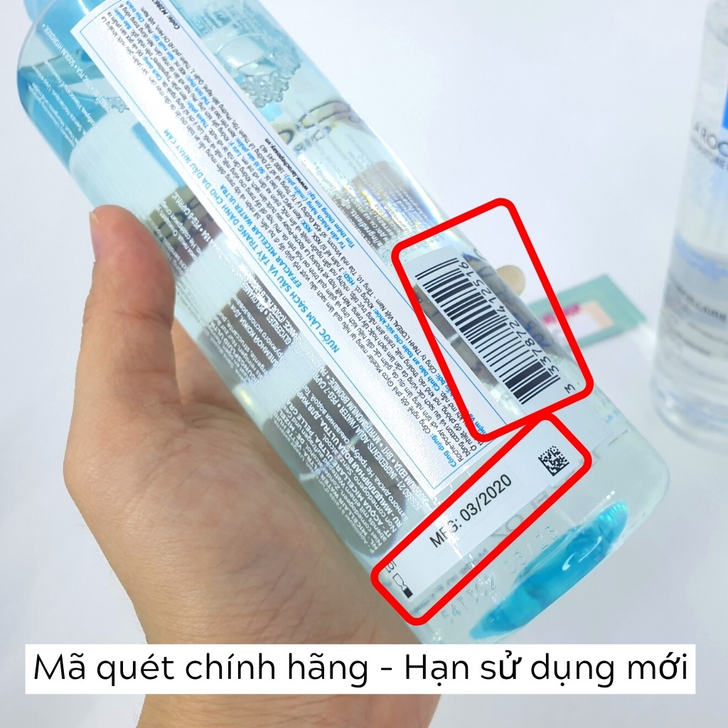Nước Tẩy Trang La Roche-Posay Effaclar Micellar Water Ultra Làm Sạch Sâu Dành Cho Mọi Loại Da Và Da Nhạy Cảm (400ml)