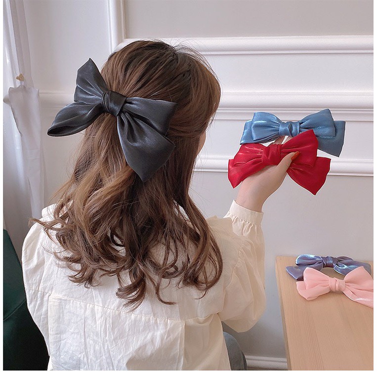 Kẹp tóc Comavi nơ hồ điệp nhiều màu siêu sang chảnh KT33