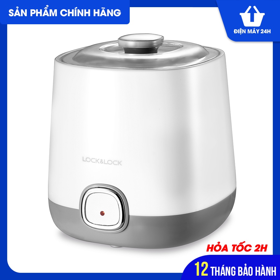 Máy Làm Sữa Chua Lock&amp;Lock EJY110SLV (1000ml) - Hàng chính hãng