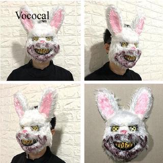 Mặt nạ hóa trang thỏ/gấu đẫm máu độc đáo cho halloween